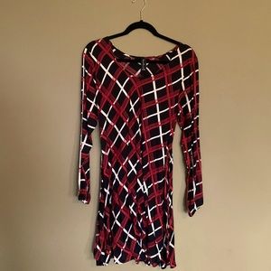 🆕SACRED THREADS: L/S Plaid Tunic/Dress- Sz S/M